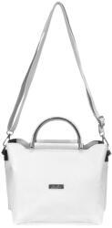ZELLIA Női Kézistáska Zvn23012 Fehér Lakk - P - Kicsi Méret - (ZLK-zvn23012-41030455)