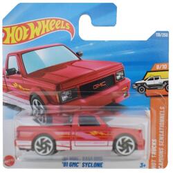 Mattel Hot Wheels: '91 GMC Syclone piros kisautó 1/64 - Mattel (5785/JBB89) - innotechshop