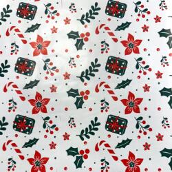 Cardex Piros cukorpálcás csomagolópapír 200x70cm (K17000001B/pc) - innotechshop