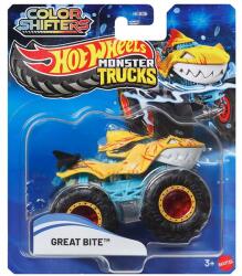 Mattel Hot Wheels Monster Truck: Great Bite színváltós kisautó 1/64 - Mattel (HGX06/JHY95) - innotechshop