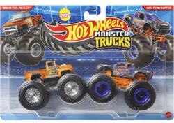Mattel Hot Wheels Monster Trucks: 1956 Hi-Tail Hauler vs 2017 Ford Raptor kisautó 2db-os csomag 1/64 - Mattel (FYJ64/JLV84)
