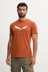 Salewa sportos póló Solidlogo - narancssárga L - answear - 15 990 Ft