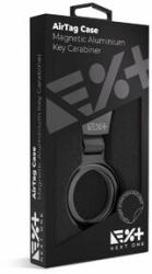 Apple Next One AirTag Magnetic Aluminium Key Carabiner - Black (atg-alu-blk)