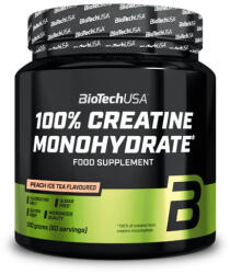 BioTechUSA 100% Creatine Monohydrate 300 g barackos ice-tea BioTechUSA