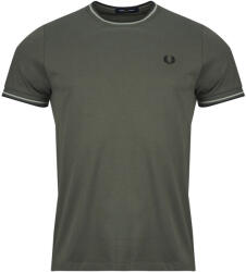 Fred Perry Tricouri mânecă scurtă Bărbați TWIN TIPPED T-SHIRT Fred Perry verde EU L