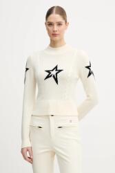 Perfect Moment merinó gyapjú pulóver Cable - bézs L