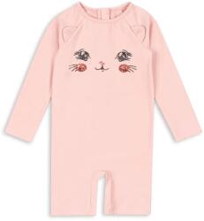 Konges Sløjd egyrészes gyerek fürdőruha KITTY ONESIE GRS - rózsaszín 74