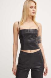 Diesel top gyapjúkeverékből T-REASURE - fekete 36