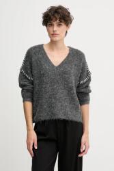 Sandro Ferrone gyapjúkeverék pulóver - szürke S