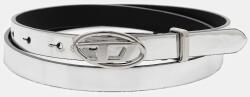 Diesel bőr öv OVAL D-LOGO B-1DR - ezüst 80