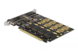 Delock PCI Express x16 Karte > 4x intern NVMe M. 2 Key M (89017)