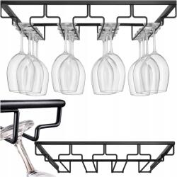  Nagy Akasztós Tartó, 12 pohárhoz, fekete (633799000)