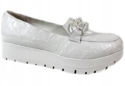 CheBello Mokaszin Chebello 4054 MÉRET36 Bőr Fehér Lakk (4054)