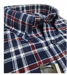 Koneser Férfi meleg kockás flanel ing Koneser XXL 43-44