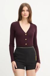 Elisabetta Franchi gyapjú kardigán - burgundia 38