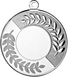  Acél érem, ezüst színű, 25mm betét, 10db-os szett