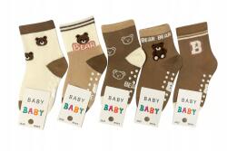 Aura Via Gyerek zokni lány pamut zokni 5 pár 15-17 (bn3106)