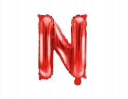 Party Deco Fólia lufi ''n'' betű, 35cm, piros