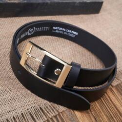 Paolo Peruzzi Öv fekete 90 cm arany Paolo Peruzzi csattal PG-02-BLZ- (PG-02)