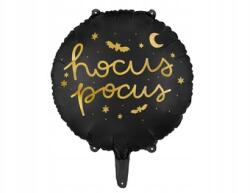 Party Deco Hocus Pocus Fólia lufi, 45 cm, fekete Lufi