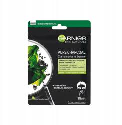 Garnier Pure Charcoal Black Tissue Mask, tisztító arcmaszk fátyolmaszk (3600542097253)