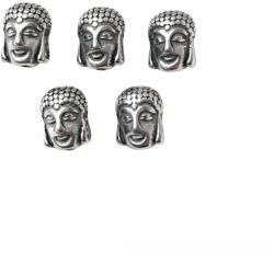  Charm Buddha 11x10x7 mm Otel Inoxidabil 316L (Inox) Pentru Creatie Bijuterii - 1 Buc