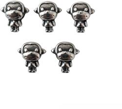  Charm Maimuta 10x10x8 mm Otel Inoxidabil 316L (Inox) Pentru Creatie Bijuterii - 1 Buc