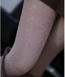 Knittex HARISSA 50 DEN mintás beige színű harisnyanadrág