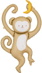  Fólia fólia lufi majom, 51x88 cm, bézs és krém színben (FB384)