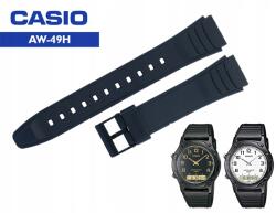 Casio Szíj AW-49H fekete gumi Eredeti (10160334)