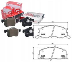 Brembo Fékbetétek Toyota Previa 96-99