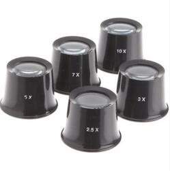  Set 5 lupe plastic in cutie de carton -1543