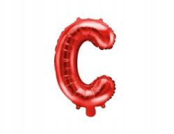 Party Deco Fólia lufi ''C'' betű, 35cm, piros