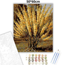  Napsütötte aranyvessző - számfestő készlet - 50×60 cm (Keret nélkül)