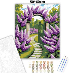  Pompás orgonaív - számfestő készlet - 50×60 cm (Keret nélkül)