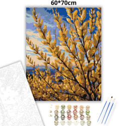  Alkonyi aranyvesszők - számfestő készlet - 60×70 cm (Keret nélkül)