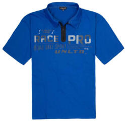 LAVECCHIA tricou polo barbati LV-2030 oversize Albastru 6XL