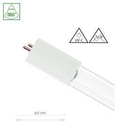 SpectrumLED Fluoreszkáló T8 LED-fénycső 15W, 43, 7 cm, ultraviola WOJ61233 SpectrumLED (WOJ61233)