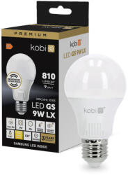 Kobi E27 LED-fényforrás, 9 W, Meleg fehér WW 3000K 810lm, KOBI-001195 SpectrumLED (KOBI-001195)