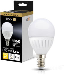 Kobi E14 LED-fényforrás, 8.5 W, Meleg fehér WW 3000K 1360lm, KOBI-004455 KOBI (KOBI-004455)