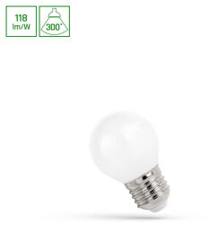 spectrumLED E27 LED-fényforrás, 5, 5 W, filament, Természetes fehér NW 4000K 650lm, WOJ14399_5_5W SpectrumLED (WOJ14399_5_5W)