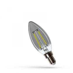 spectrumLED E14 LED-fényforrás, 2, 5 W, filament, Természetes fehér NW 4000K 150lm, WOJ14467 SpectrumLED (WOJ14467)