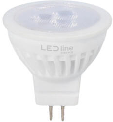 GMLedline MR11 LED-fényforrás, 10/14 V AC/DC, 3 W, Meleg fehér, 5 év garancia WW 2700K 330lm, LL-248139-II LED line (LL-248139-II)