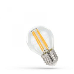 spectrumLED E27 LED-fényforrás, 4 W, filament, Meleg fehér WW 1800K 340lm, WOJ14652 SpectrumLED (WOJ14652)