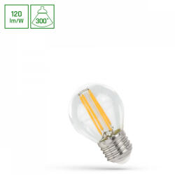 spectrumLED E27 LED-fényforrás, 5, 5 W, filament, Meleg fehér WW 2700K 660lm, WOJ14396_5_5W SpectrumLED (WOJ14396_5_5W)