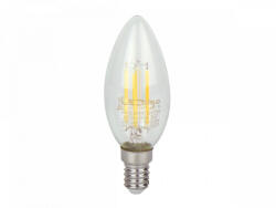 GMLedline E14 LED-fényforrás, 5 W, filament, szabályozható, Természetes fehér NW 4000K 600lm, LL-202313 SpectrumLED (LL-202313)