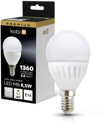 Kobi E14 LED-fényforrás, 8.5 W, Természetes fehér NW 4000K 1360lm, KOBI-004456 KOBI (KOBI-004456)