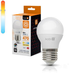 Kobi E27 LED-fényforrás, 6 W, Meleg fehér WW 3000K 470lm, KOBI-001337 KOBI (KOBI-001337)