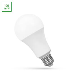 spectrumLED E27 LED-fényforrás, 18 W, Hideg fehér CW 6000K 1800lm, WOJ14250_A60 SpectrumLED (WOJ14250_A60)