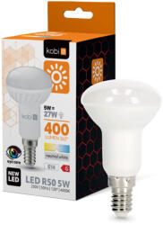 Kobi E14 LED-fényforrás, 5 W, Természetes fehér NW 4000K 400lm, KOBI-001353 KOBI (KOBI-001353)